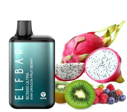 Elf Bar - BC 7000 Kiwi Dragon Fruit Berry - Dijital Sigara